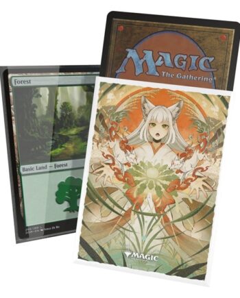 Ultimate Guard Magic: The Gathering Secrets Of Strixhaven: Art Sleeves Green Rare: Crop Rotation  Alternate Art