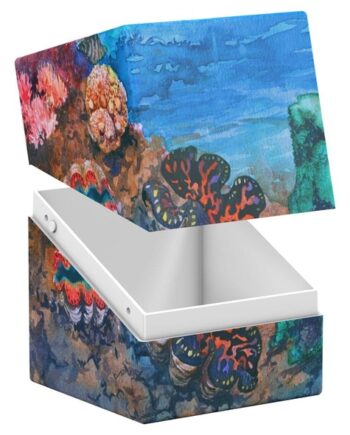 Ultimate Guard Return To Earth Boulder Deck Case  Deck Box  100  Standard Size: Coral Places Seablue Hush