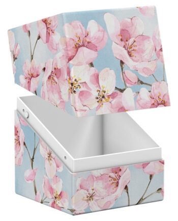 Ultimate Guard Return To Earth Boulder Deck Case  Deck Box  100  Standard Size: Floral Places Cherry Blossom