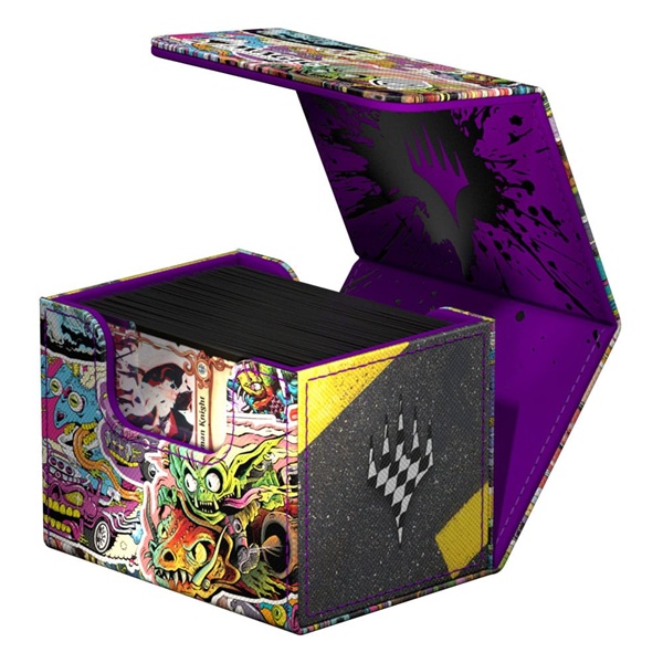 Ultimate Guard Sidewinder Deck Case Deck Box 100 Standard Size Xenoskin Magic: The Gathering Aetherdrift: Revved-up Racers