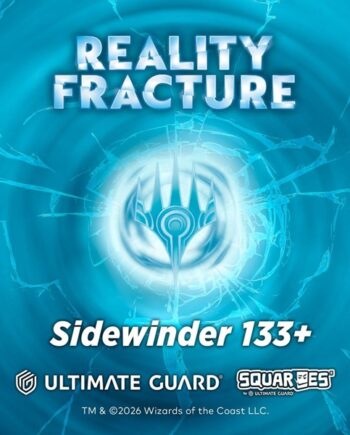 Ultimate Guard Sidewinder Deck Case  Deck Box  133  Standard Size Xenoskin: Magic: The Gathering Reality Fracture: Blue Rare