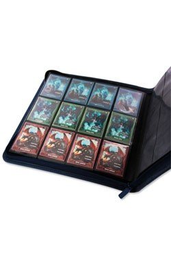 Ultimate Guard 12 24-pocket Quadrow Zipfolio  Mappe  Holder 480 Kort  Xenoskin Dark Blue    195 184 Rkebl 195 165