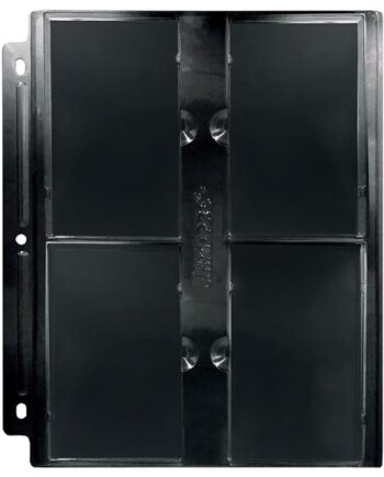 Ultra Pro Mappelommer Til Ringbind   Huller Page For Psa  -pocket Page: Black  Sort    Stk  16271