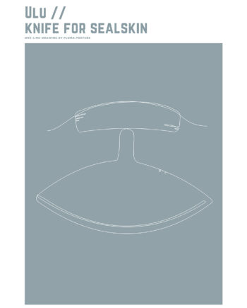 Ulu Knife For Sealskin Af Pluma Posters
