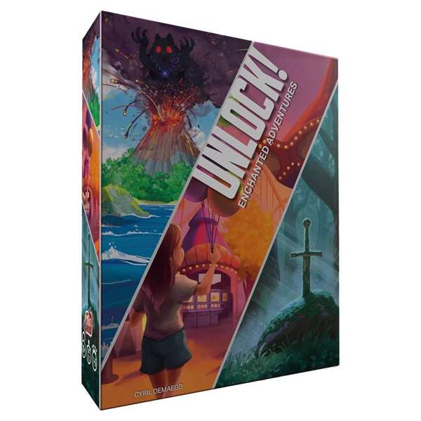 Unlock 14: Enchanted Adventures Engelsk Cooperative Escape Room Puzzle Card Game