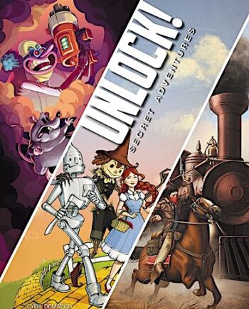 Unlock   : Secret Adventures  Engelsk  Cooperative Escape Room Puzzle Card Game
