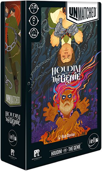 Unmatched: Jurassic Park Houdini Vs  The Genie Board Game
