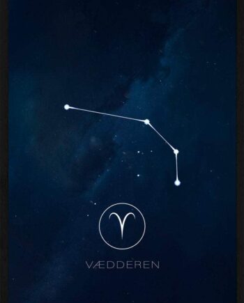 Vædderen Stjernetegn Plakat