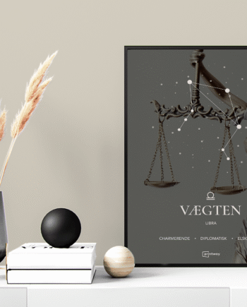 Vægten Stjernetegn Plakat Motiv 70 100 Cm  B1
