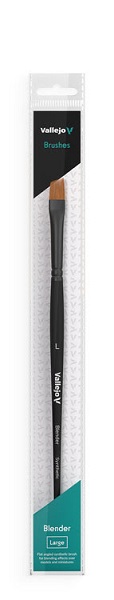 Vallejo Brush Flat Angled Synthetic Hair Large