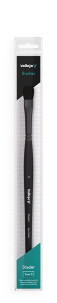 Vallejo Brush Flat Filbert Shader Synthetic No