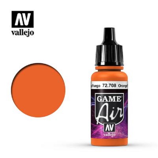 Vallejo Maling Game Air: Orange Fire 17ml