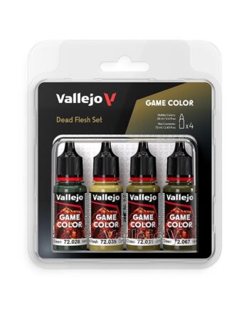 Vallejo Maling Game Color: Dead Flesh Color Set   Colors 18ml