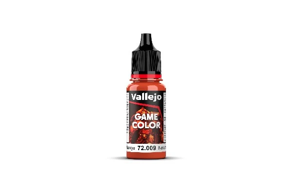 Vallejo Maling Game Color: Hot Orange 17ml