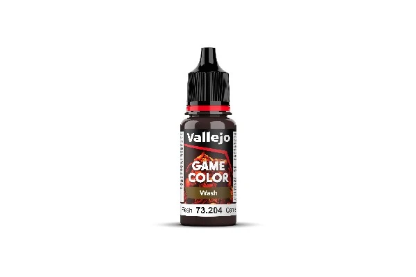 Vallejo Maling Game Color: Wash Flesh Wash 17ml