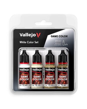 Vallejo Maling Game Color: White Color Set   Colors 18ml