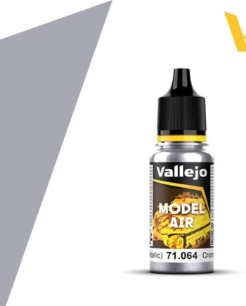 Vallejo Maling Model Air: Chrome  Metallic  17ml