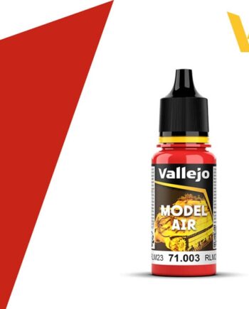 Vallejo Maling Model Air: Red Rlm23 17ml