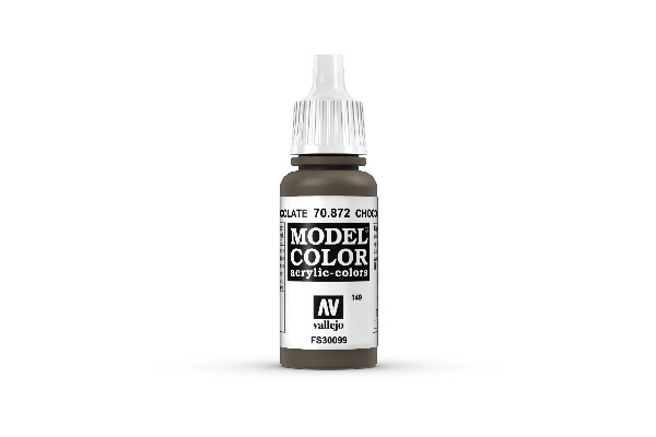 Vallejo Maling Model Color: Chocolate Brown 17ml