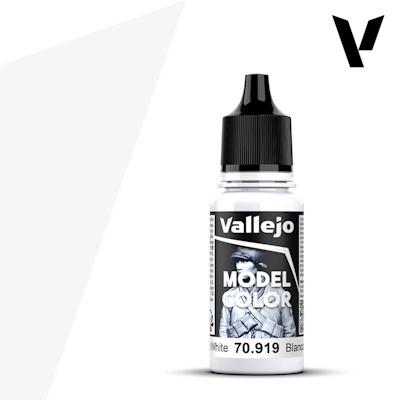 Vallejo Maling Model Color: Cold White 18ml