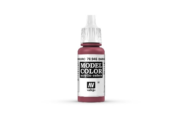 Vallejo Maling Model Color: Dark Red 17ml