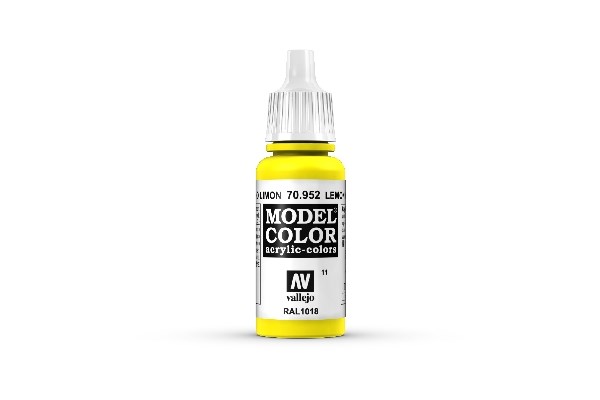 Vallejo Maling Model Color: Lemon Yellow 17ml