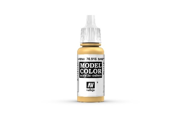 Vallejo Maling Model Color: Sand Yellow 17ml