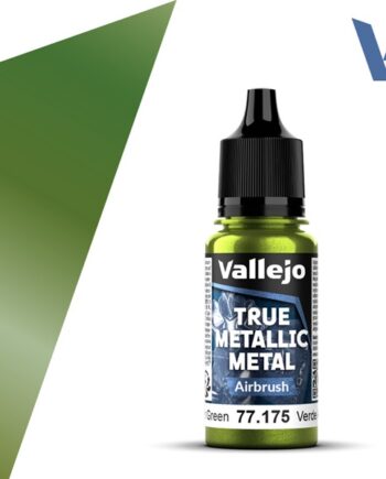 Vallejo Maling True Metallic Metal: Airbrush Amber Green 18ml