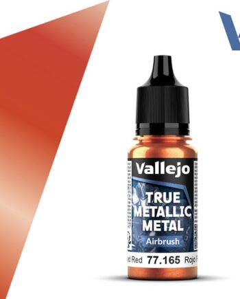 Vallejo Maling True Metallic Metal: Airbrush Forged Red 18ml
