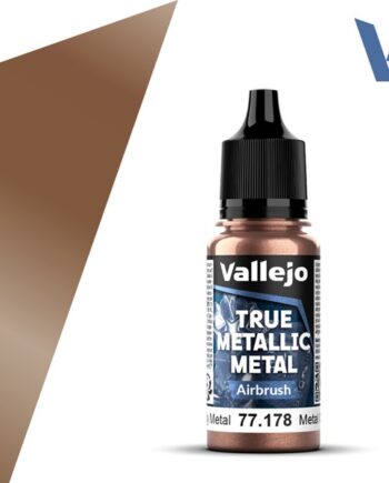 Vallejo Maling True Metallic Metal: Airbrush Rusty Metal 18ml