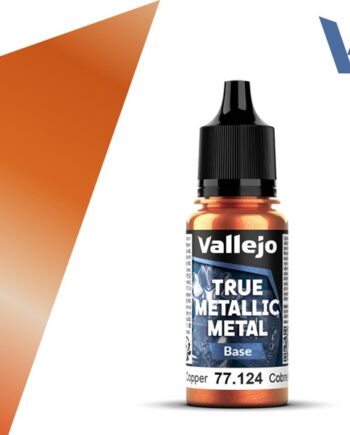 Vallejo Maling True Metallic Metal: Base Ancient Copper 18ml