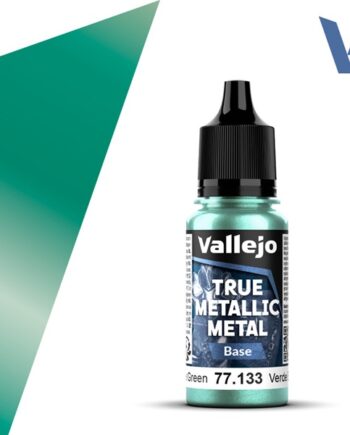 Vallejo Maling True Metallic Metal: Base Beetle Green 18ml
