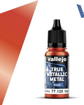 Vallejo Maling True Metallic Metal: Base Forged Red 18ml