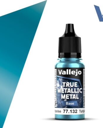 Vallejo Maling True Metallic Metal: Base Hydra Turquoise 18ml