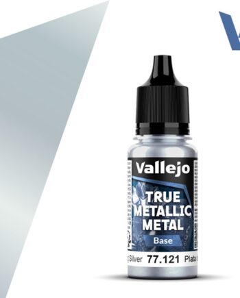 Vallejo Maling True Metallic Metal: Base Sterling Silver 18ml