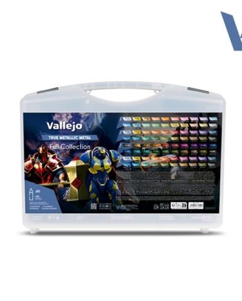 Vallejo Maling True Metallic Metal: Color Case  80 Opaque Colors