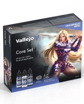 Vallejo Maling True Metallic Metal: Core Set  60 Colors