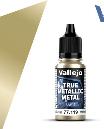 Vallejo Maling True Metallic Metal: Light Aged Metal 18ml