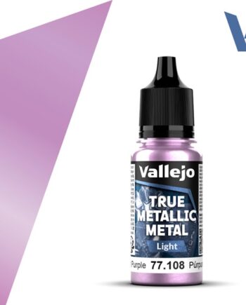 Vallejo Maling True Metallic Metal: Light Amethyst Purple 18ml