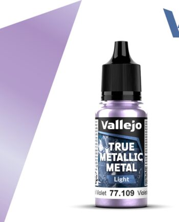 Vallejo Maling True Metallic Metal: Light Celestial Violet 18ml
