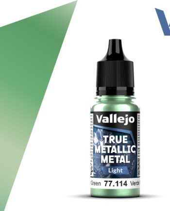 Vallejo Maling True Metallic Metal: Light Dusken Green 18ml