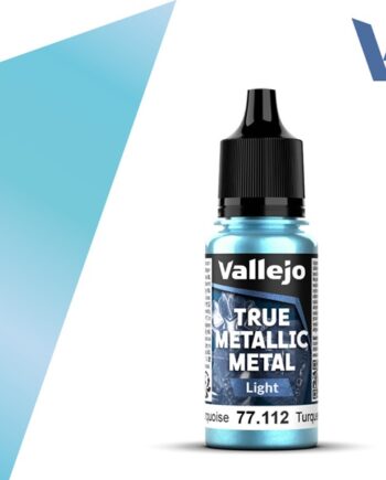 Vallejo Maling True Metallic Metal: Light Hydra Turquoise 18ml
