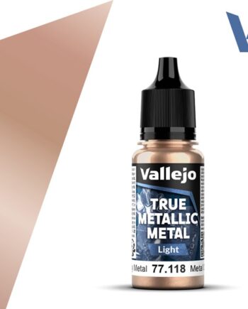 Vallejo Maling True Metallic Metal: Light Rusty Metal 18ml