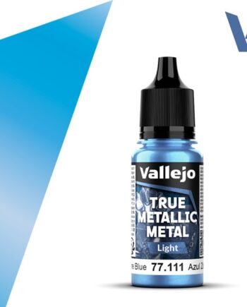 Vallejo Maling True Metallic Metal: Light Sapphire Blue 18ml