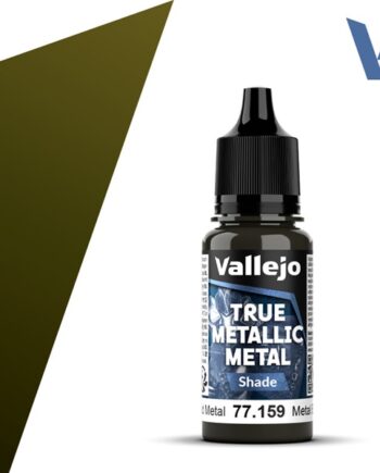 Vallejo Maling True Metallic Metal: Shade Aged Metal 18ml