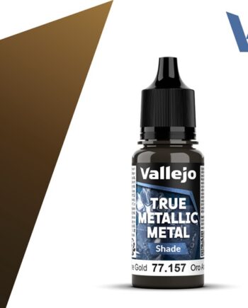 Vallejo Maling True Metallic Metal: Shade Arcane Gold 18ml