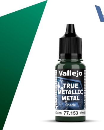 Vallejo Maling True Metallic Metal: Shade Beetle Green 18ml