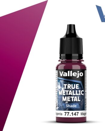 Vallejo Maling True Metallic Metal: Shade Crimson Magenta 18ml