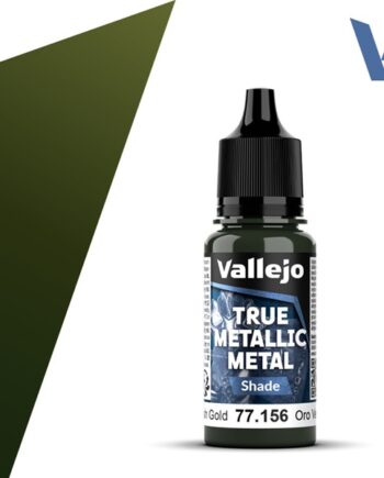 Vallejo Maling True Metallic Metal: Shade Greenish Gold 18ml