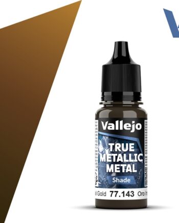 Vallejo Maling True Metallic Metal: Shade Imperial Gold 18ml